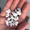 白色尖角水洗石 白色圓角水洗石覆蓋物 園林覆蓋物
