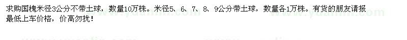 求購(gòu)國(guó)槐
