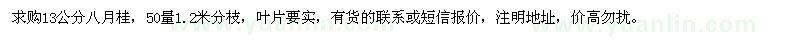 求購13公分八月桂