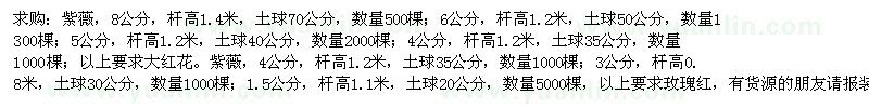 求購紫薇