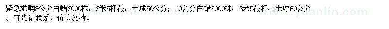求購米徑30公分的皂角