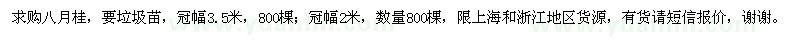 求購八月桂