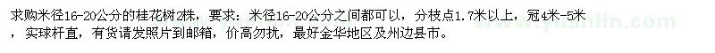 求購(gòu)桂花