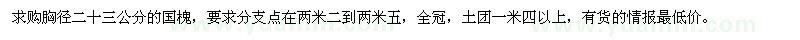 求購國槐