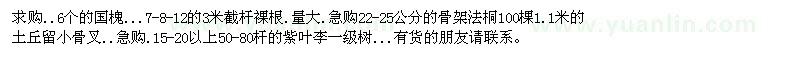 求購(gòu)國(guó)槐