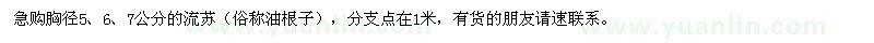 求購胸徑5,6,7公分的流蘇