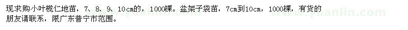 求購(gòu)小葉欖仁和盆架子
