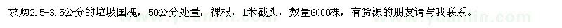 求購國槐