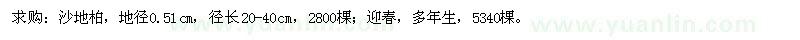 求購沙地柏,迎春