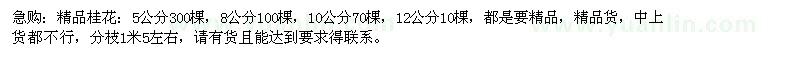 求購(gòu)桂花