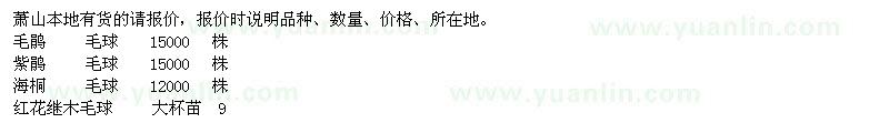 求購石楠,金葉女貞,金森女貞,紅花繼木,法國冬青