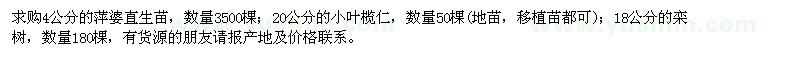 求購萍婆,小葉欖仁,欒樹