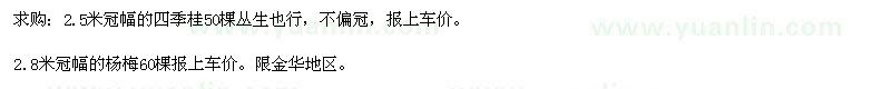 求購楊梅