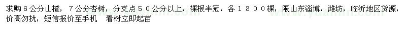 求購６公分山楂?。饭中訕? />
                        <br />
                        <label style=