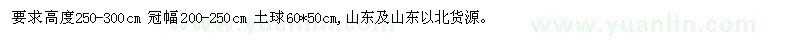 求購油松