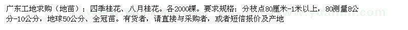 求購大量桂花