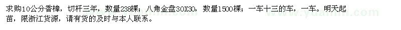 求購香樟、八角金盤