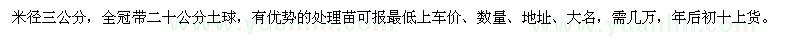 求購大葉女貞