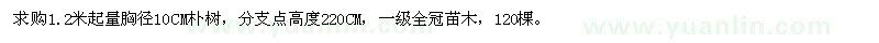 求購樸樹