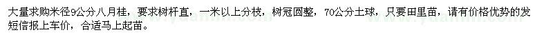 求購米徑9公分八月桂
