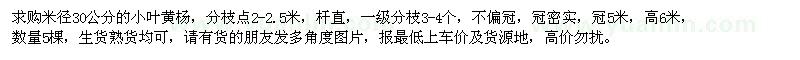 求購米徑30公分小葉黃楊
