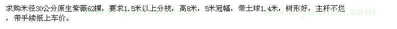 求購米徑30公分原生紫薇