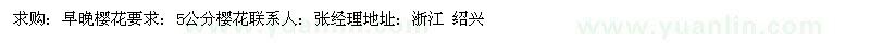 求購(gòu)早晚櫻花