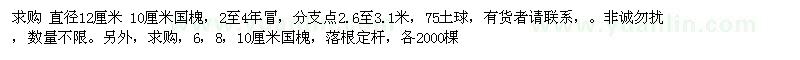 求購國槐