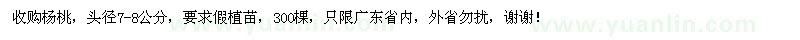 求購(gòu)楊桃