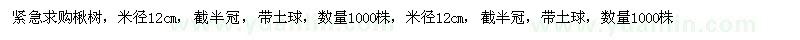 求購(gòu)米徑12公分楸樹(shù)