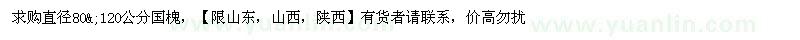 求購國(guó)槐