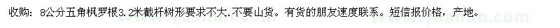 求購五角楓