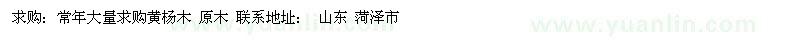 求購黃楊木