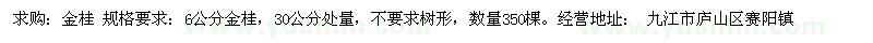 求購(gòu)金桂