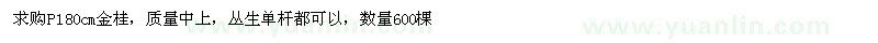 求購金桂