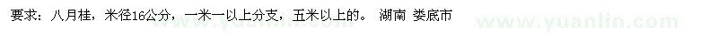 求購(gòu)米徑16公分八月桂