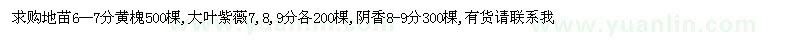 求購黃槐、大葉紫薇