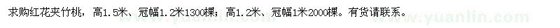 求購紅花夾竹桃