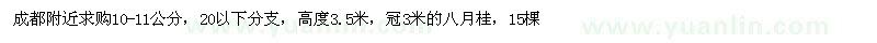 求購八月桂