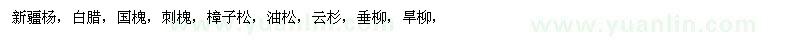 求購新疆楊，白臘，國槐，刺槐，樟子松，油松，云杉，垂柳，旱柳，