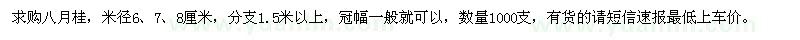 求購八月桂