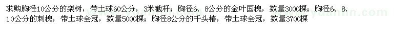 求購欒樹,金葉國槐,刺槐,千頭椿