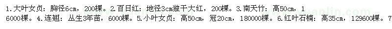 求購(gòu)大葉女貞