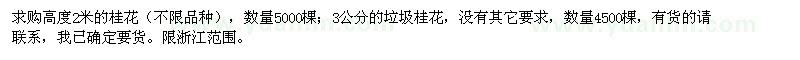求購(gòu)桂花