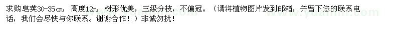 求購(gòu)皂莢
