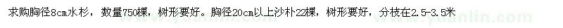 求購水杉
