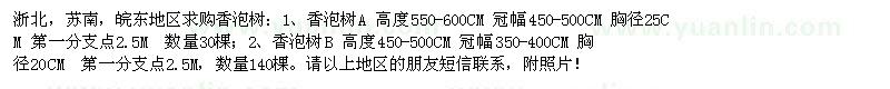 求購(gòu)求購(gòu)香泡樹(shù)