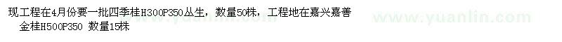 求購(gòu)桂花