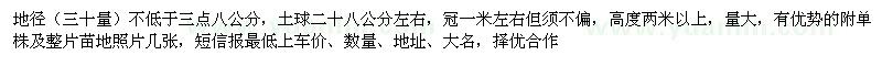 求購垃圾紅豆杉