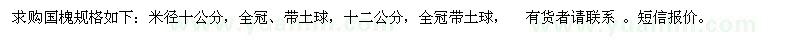 求購國(guó)槐